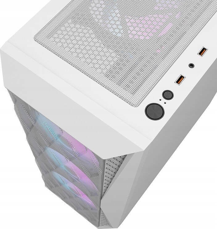 Darkflash DK352 Mesh ARGB Case, White, Midi Tower - Thumbnail 9