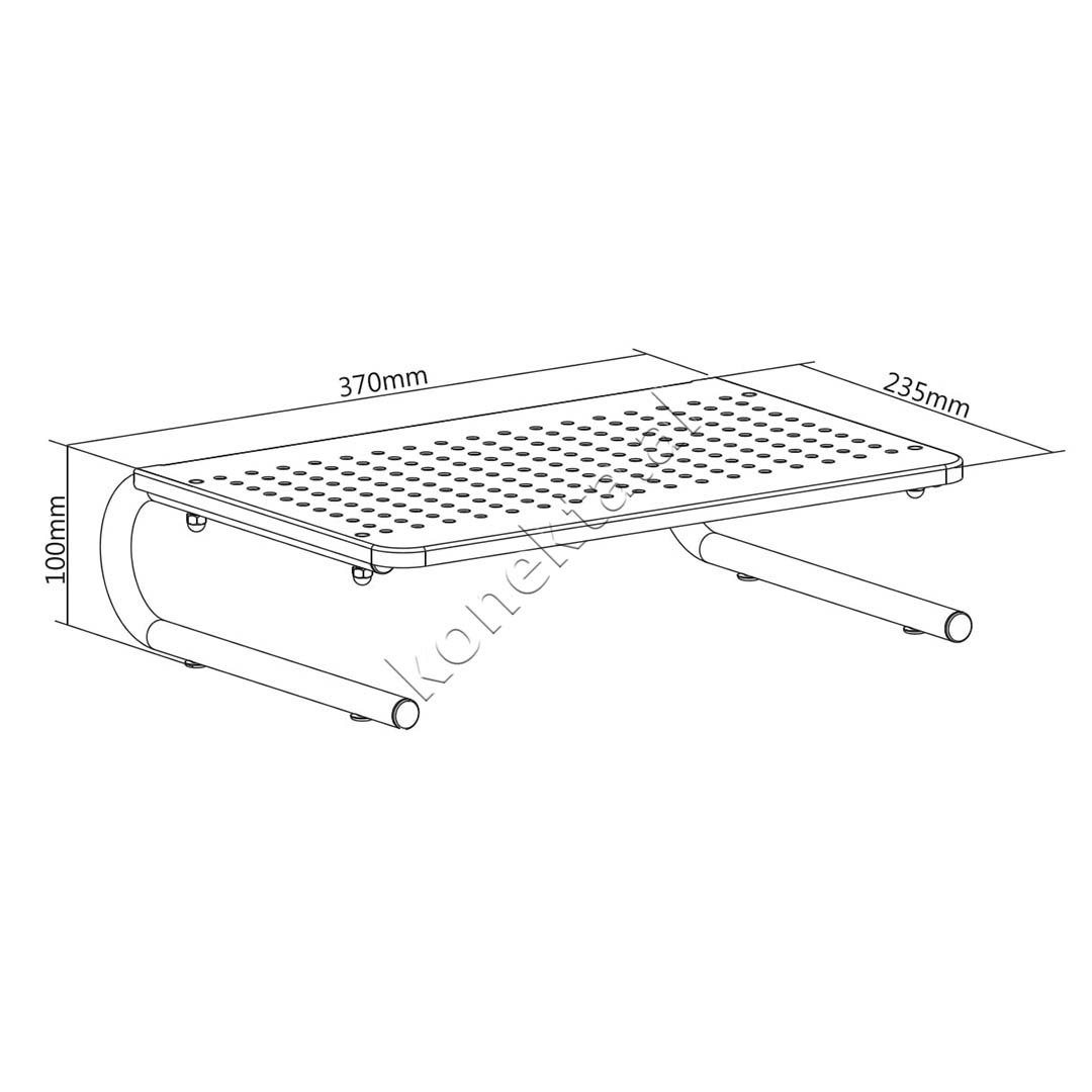 Baseus Universal Monitor Stand, Black - Thumbnail 9