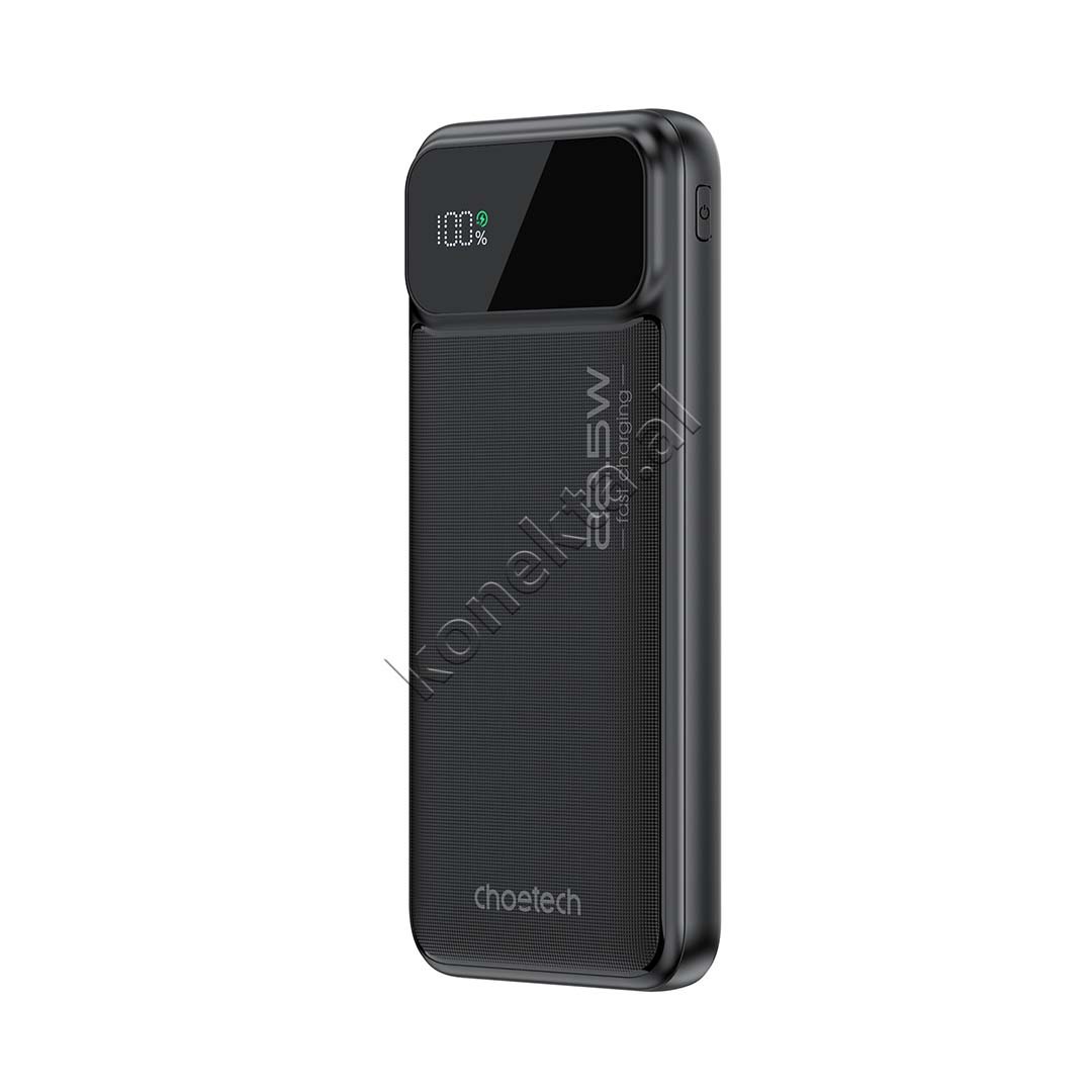 Choetech 10000mAh Power Bank, Black - Image 1