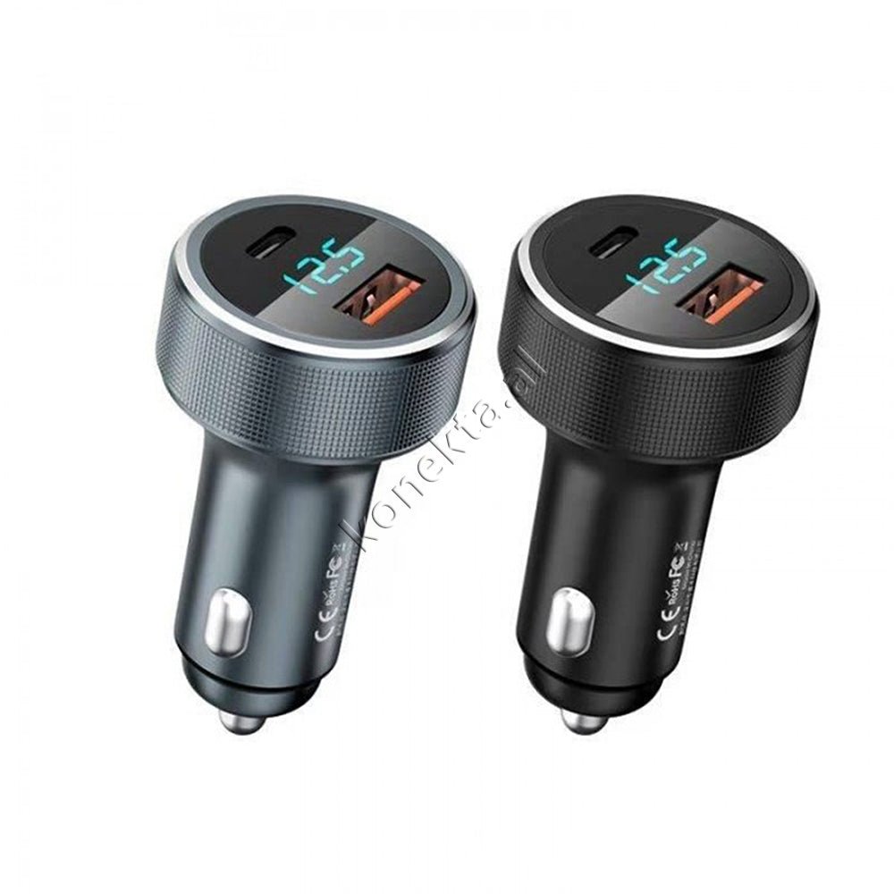 Baseus Adaptor Karikimi per Makine 58.5W me USB + Type-C, E Zeze - Image 1