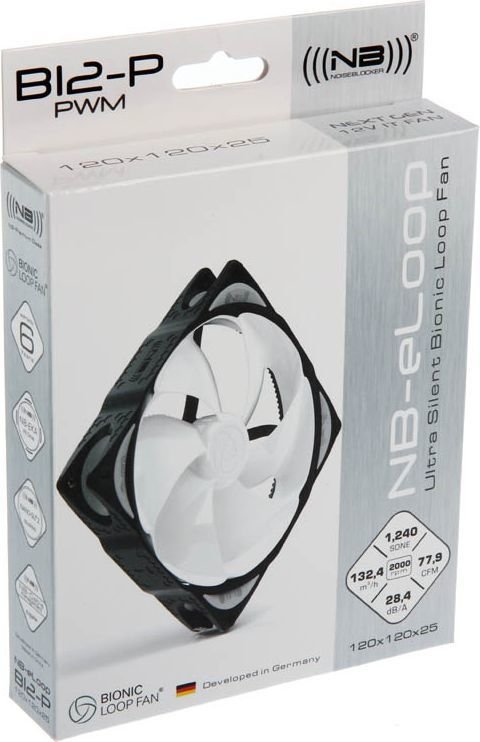 Noiseblocker NB-eLoop B12-P Fan, 120 mm - Thumbnail 5