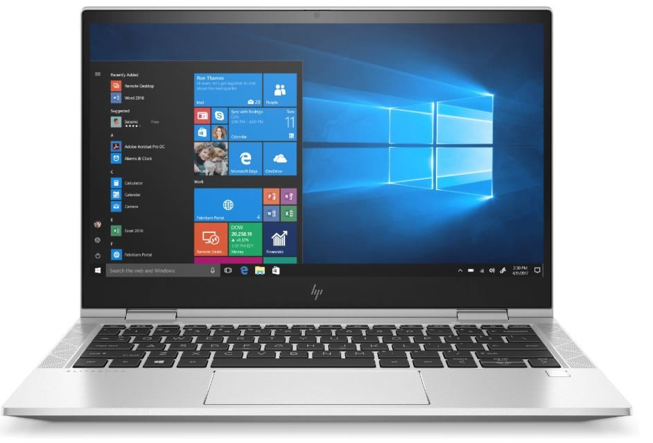 HP EliteBook X360 830 G7 Laptop, 13.3 Inch, Core i5-10210U, 16GB RAM, 256GB SSD, Used - Image 1