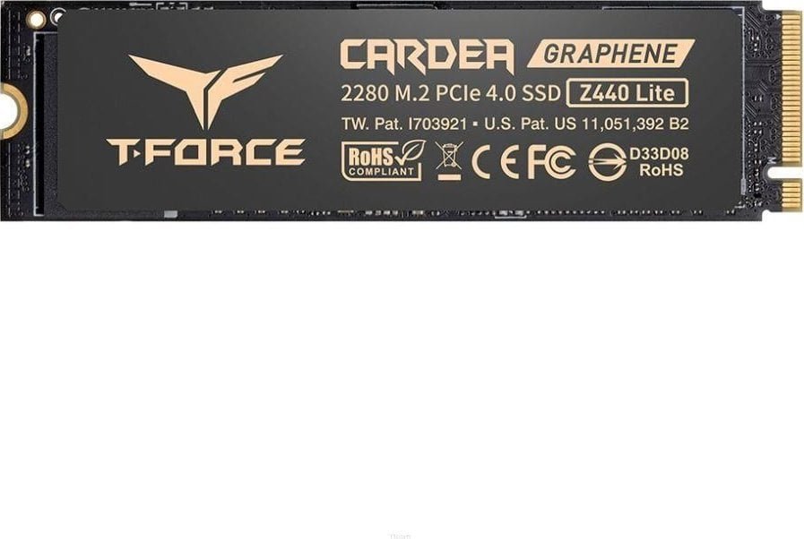 TeamGroup T-Force Cardea Z440 Lite SSD, 500GB, M.2 2280 PCI-E x4 Gen4 NVMe - Image 1