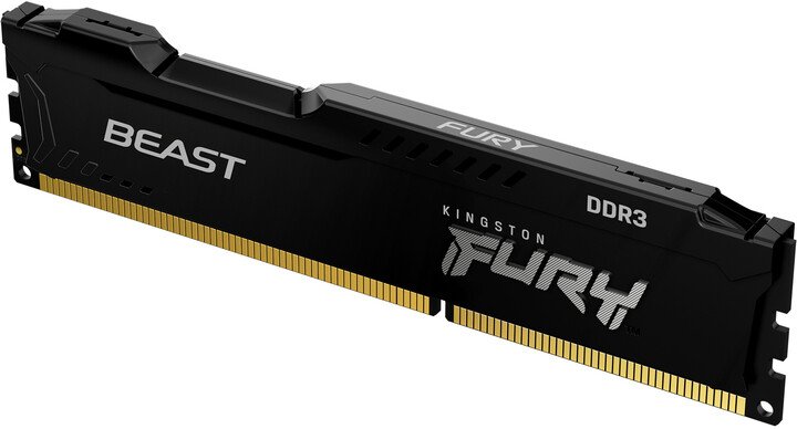 Kingston Fury Beast 16GB (2x8GB) DDR3 1600 CL10 Memory Module - Thumbnail 3