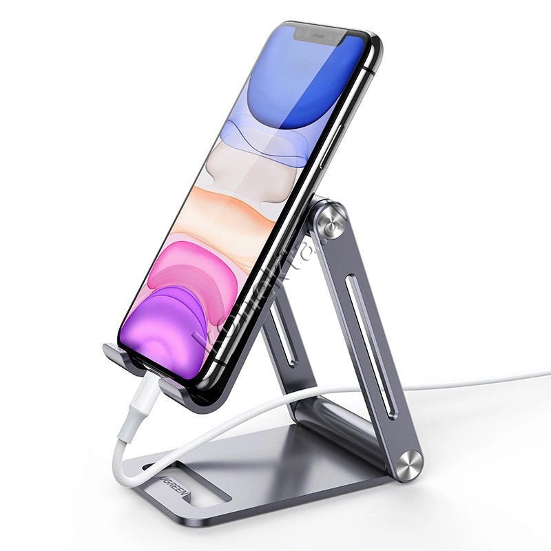 UGreen Metal Phone and Tablet Holder, Grey - Thumbnail 2