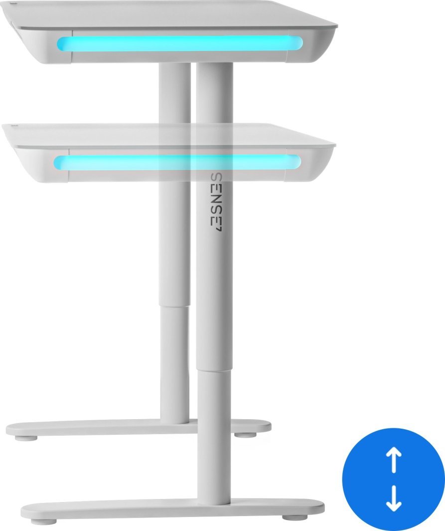 SENSE7 NOMO Table, 120 cm x 60 cm, White - Thumbnail 4