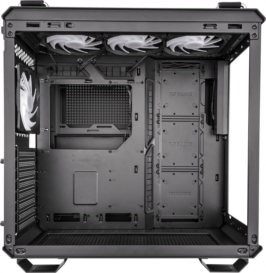 Asus TUF Gaming GT502 PLUS TG ARGB Case, Black, Midi Tower - Thumbnail 7