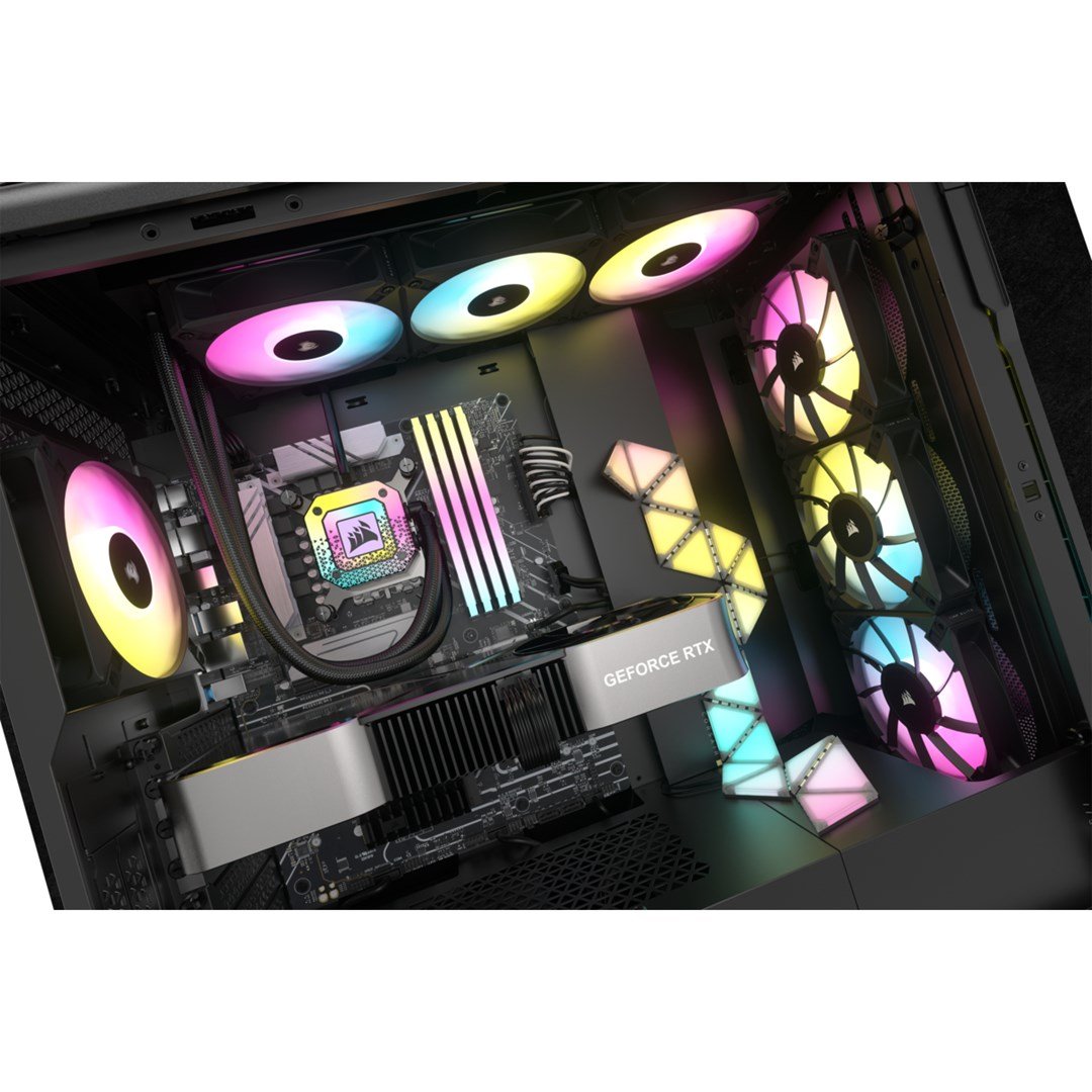 Corsair iCUE H150i ELITE CAPELLIX XT Cooler, 12 cm, Black - Thumbnail 11