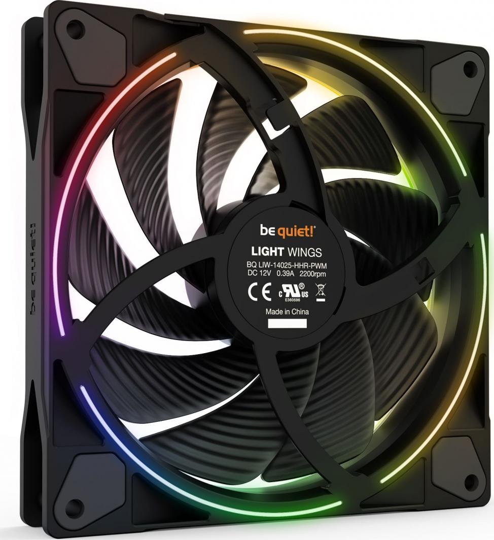 Be quiet! Light Wings PWM Fan, 140 mm, High-speed - Thumbnail 3