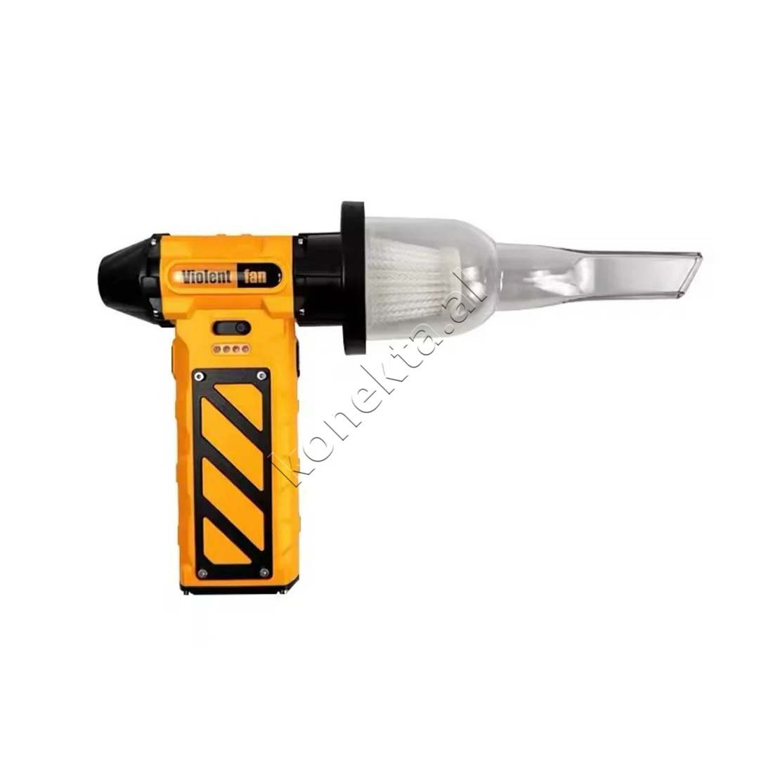 tjetertjeter Turbo Fan, Black/Yellow - Image 1