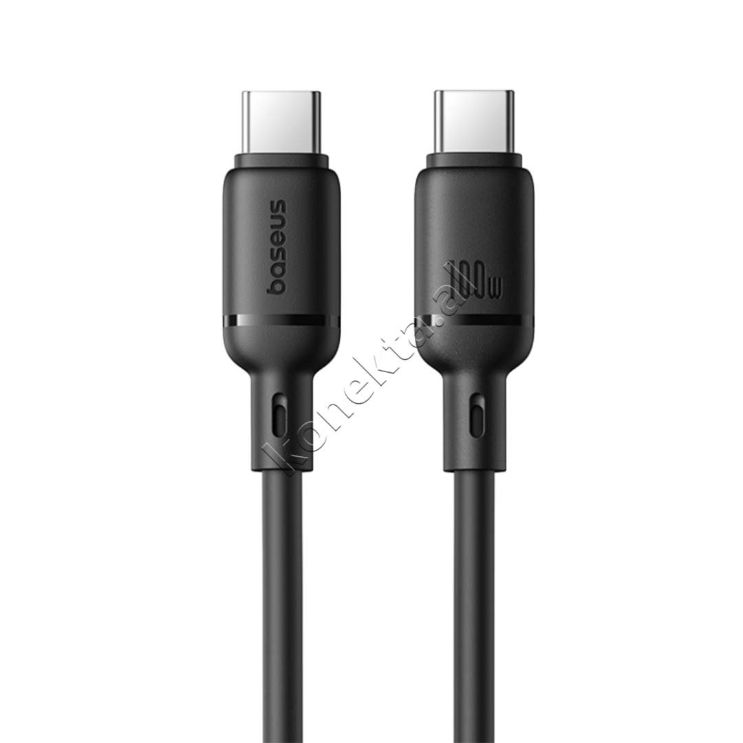 Baseus Type-C Charging Cable, 100W, 1m, Black - Thumbnail 2