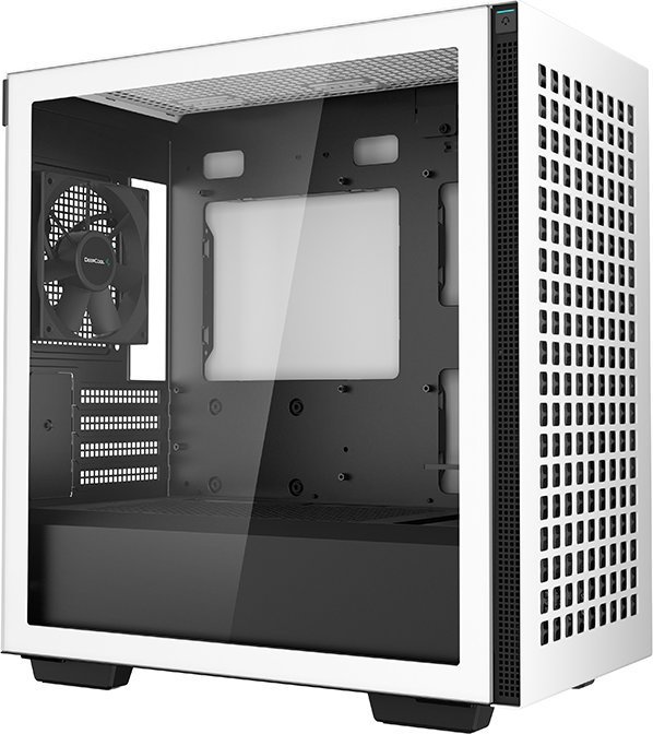 Deepcool CH370 Case, White, Midi Tower - Thumbnail 2