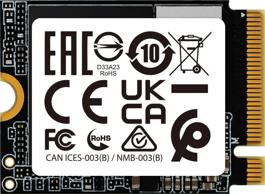 ADATA Gammix S55 SSD, 2TB, M.2 2230 PCI-E x4 Gen4 NVMe - Thumbnail 2