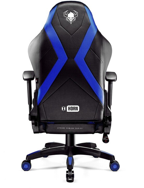 Diablo Chairs X-Horn 2.0 Chair, Black / Blue - Thumbnail 5