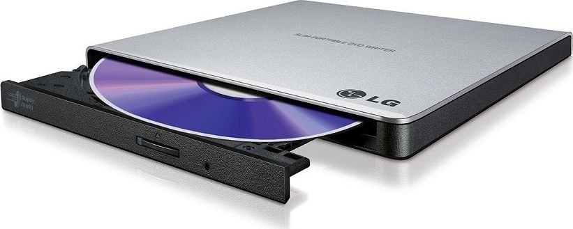 Hitachi GP57ES40 Optical Drive, External, Silver - Thumbnail 2