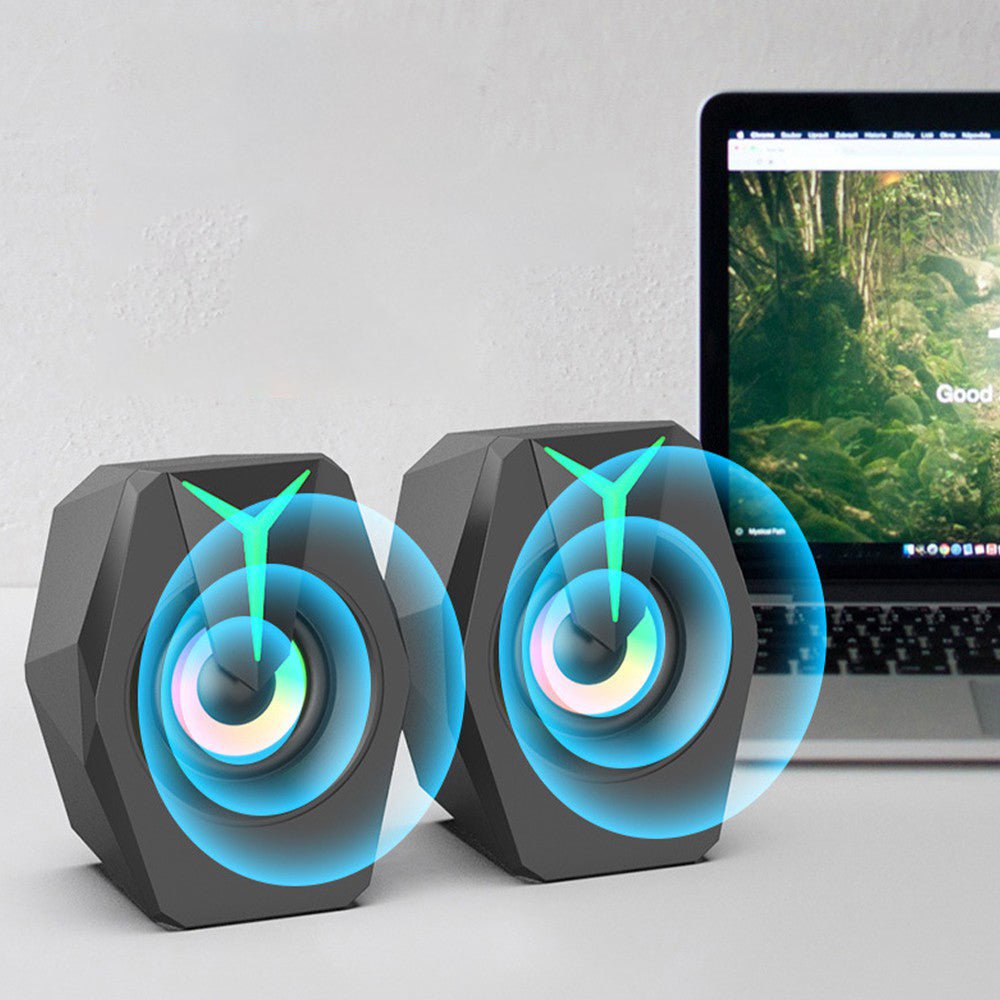 tjetertjeter K8 Multimedia Speakers, Black, RGB Light - Thumbnail 8
