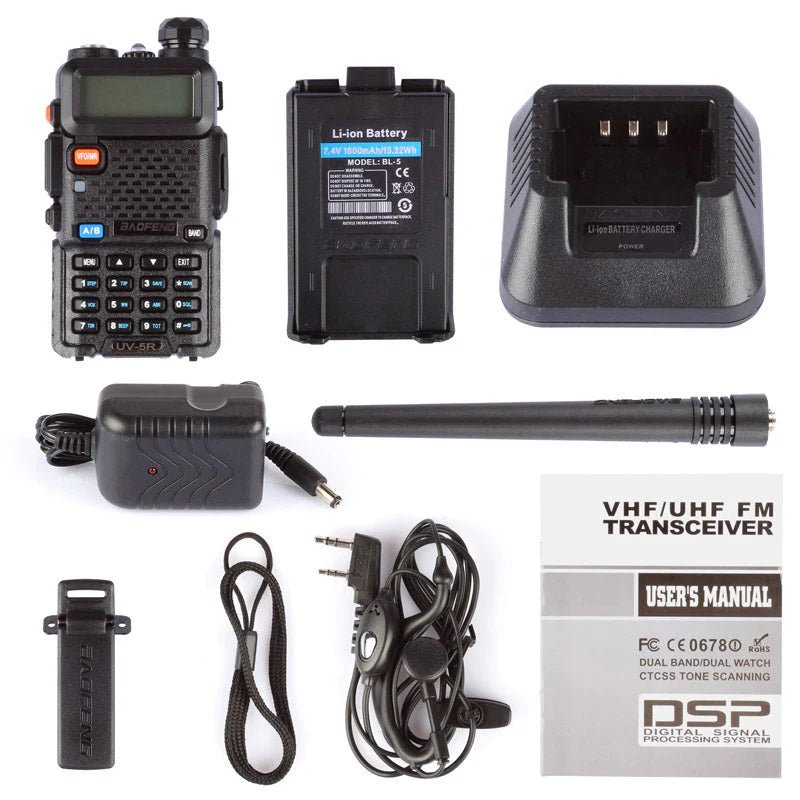 Baofeng UV-5R Radio, Set 2 copë - Thumbnail 3