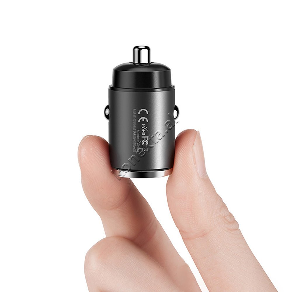 REMAX 30W Fast Charge Car Charger, Black / Silver - Thumbnail 4