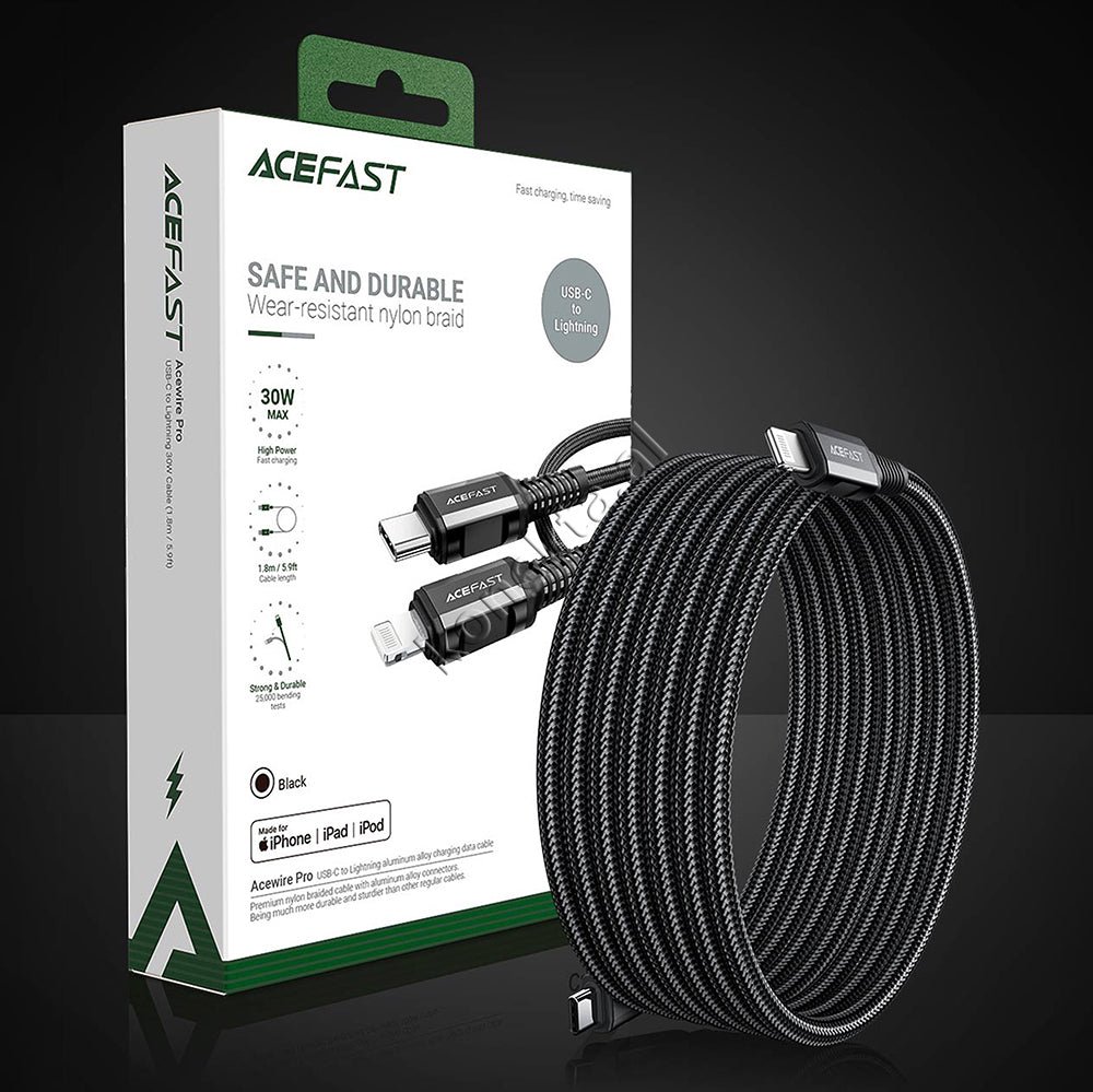AceFast Type-C to Lightning Cable, 30W, 1.8m - Thumbnail 12
