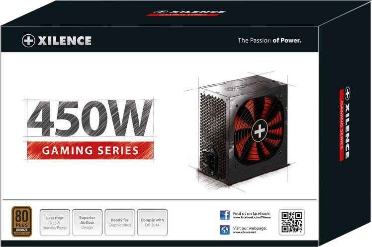 Xilence Gaming XP450R10 XN213 ATX Power Supply, 450W - Thumbnail 5