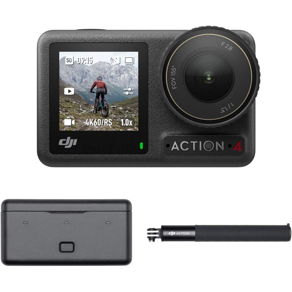 DJI Osmo Action 4 Standart Combo Kamera - Image 1