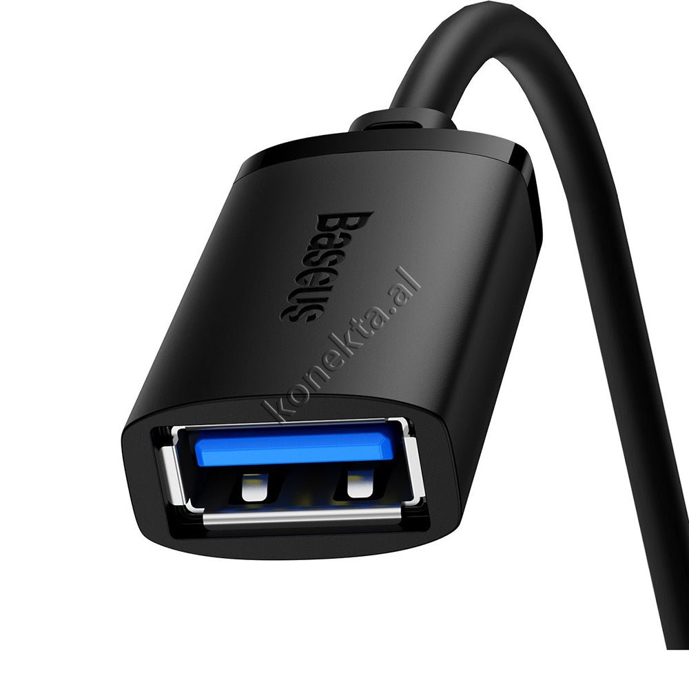 Baseus USB 3.0 Extension Cable, Black, 1.5m - Thumbnail 6