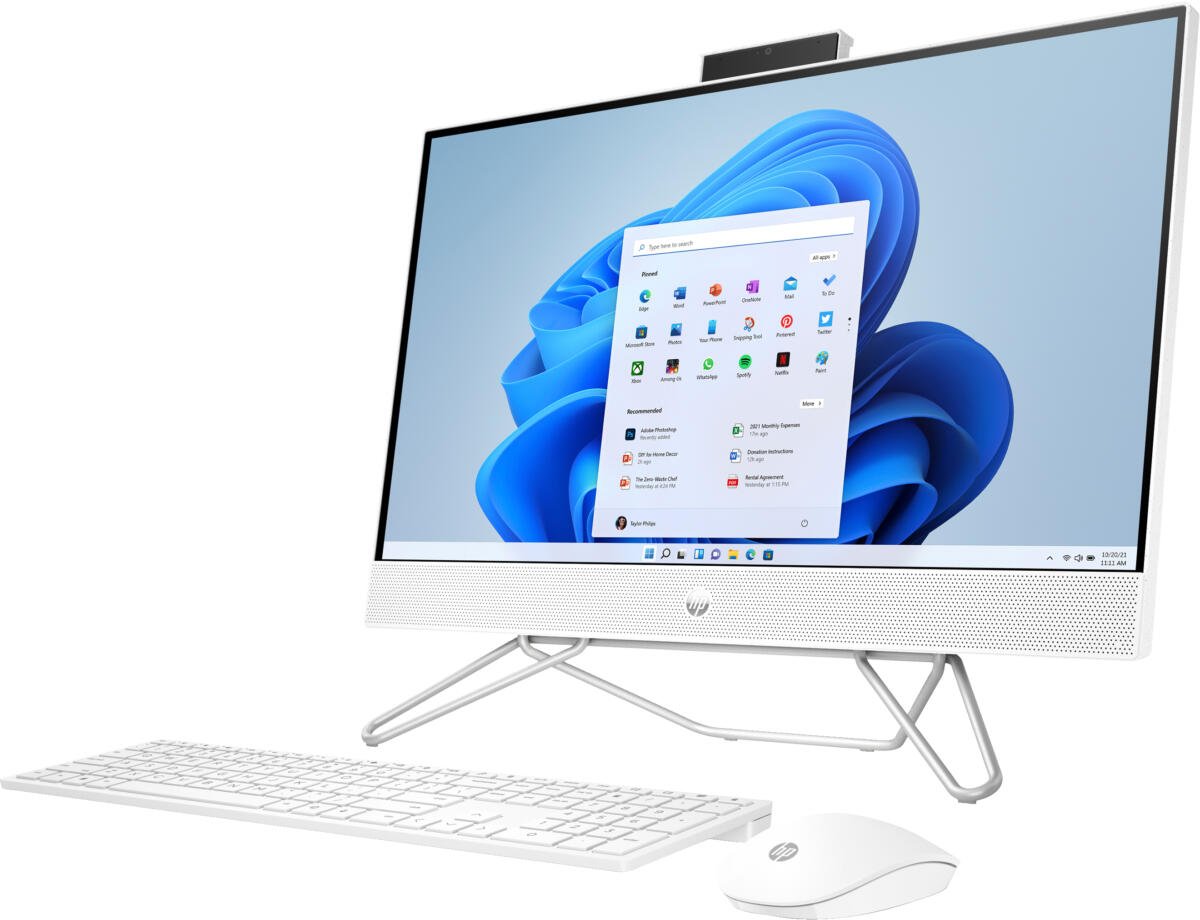 HP 24-CB1023 AIO Desktop, 23.8" Full HD Touchscreen, Core i3-1215U, 8GB RAM, 256GB SSD, Win11 - Thumbnail 2