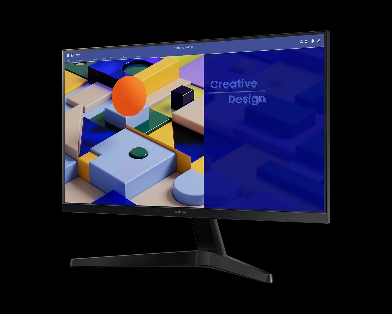 Samsung Essential S3 S31C Monitor, 24" FHD, 75Hz - Thumbnail 3