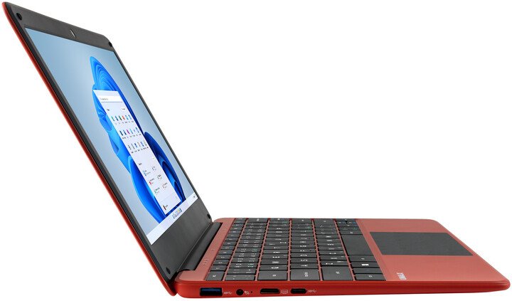 Umax VisionBook 12WRx Laptop, 11.6", Intel Celeron N4020, 4GB RAM, 128GB eMMC, Intel UHD Graphics, Red - Thumbnail 4