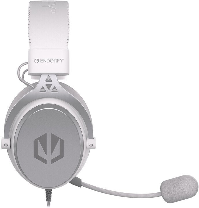 Endorfy Viro Plus Headphones USB Onyx White, White - Thumbnail 7