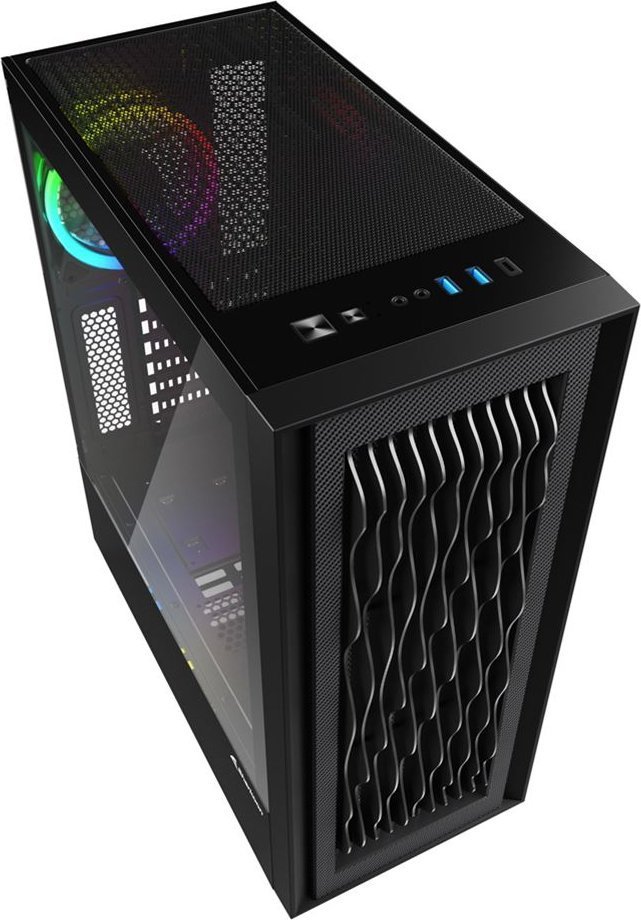 Sharkoon Wave ARGB Case, Midi Tower - Thumbnail 3