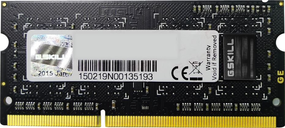 G.Skill SODIMM Memory, DDR3, 4GB, 1066MHz, CL7 - Image 1