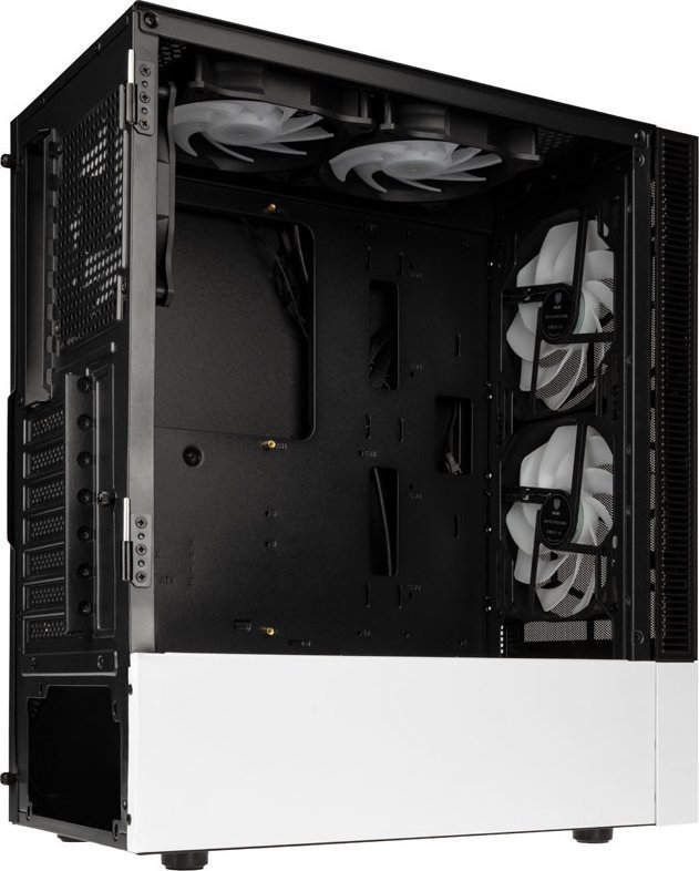 Kolink Observatory MX Mesh ARGB Case, Black and White, Midi Tower - Thumbnail 7