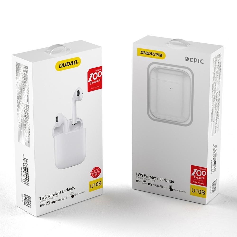 Dudao U10B Earbuds, White - Thumbnail 7