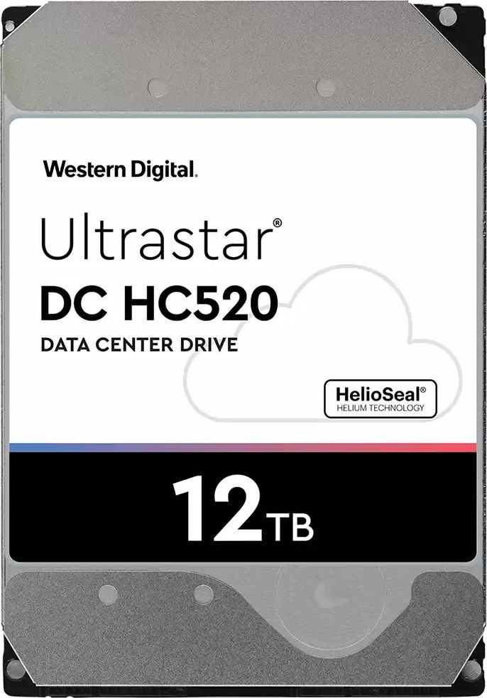 WD Ultrastar DC HC520 Disk, 12TB, 3.5'', SATA III (6Gb/s) - Image 1