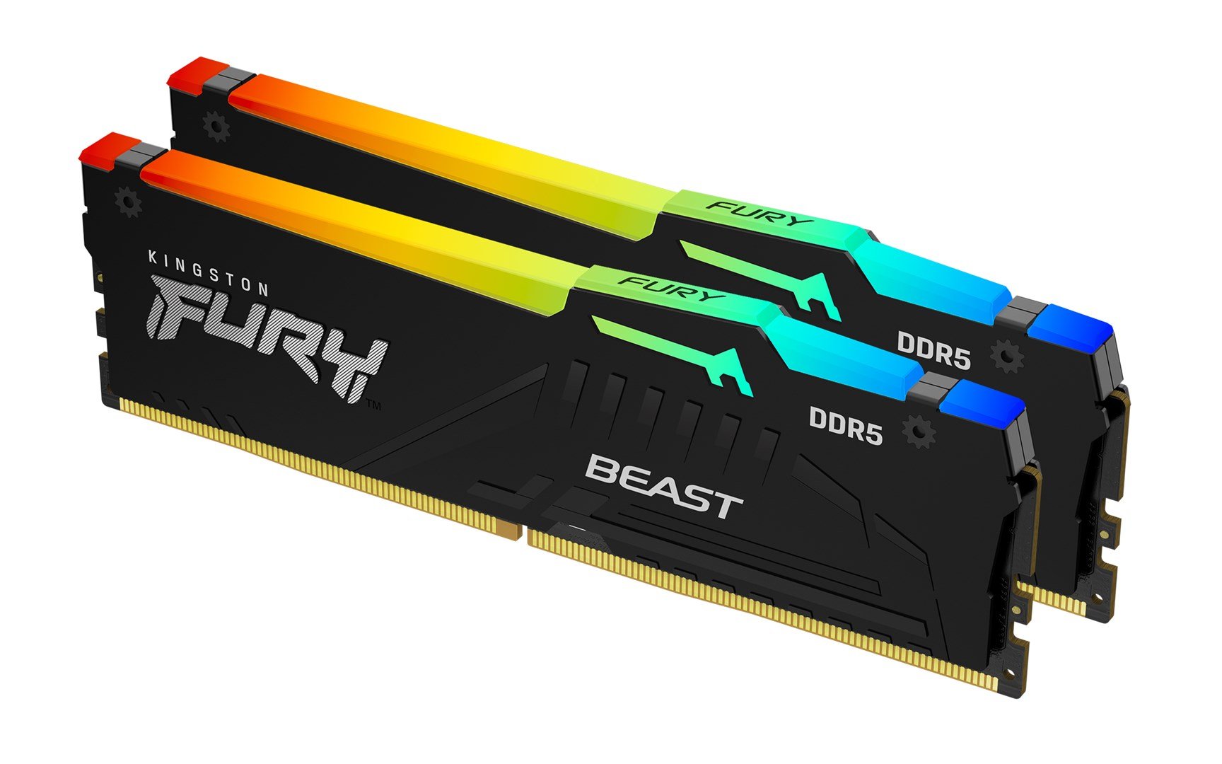 Kingston FURY RAM 32GB 5600MT/s DDR5 CL36 DIMM (2 x 16 GB) Beast RGB - Image 1