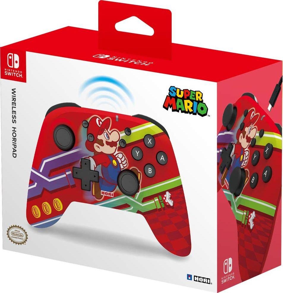 HORI Nintendo Mario Controller, Wireless, Red - Thumbnail 7