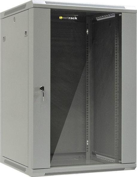 NetRack 19" Server Cabinet, 18U/600x600mm, Grey - Image 1