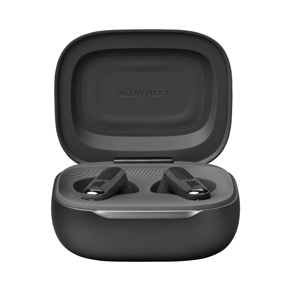 JBL Live Flex 3 Earbuds, Black - Image 1
