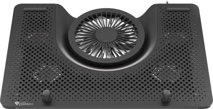 Genesis Cooling Oxid 550 Cooler Pad, 15.6-17.3 inch, 5 Fans, Red LED - Thumbnail 4