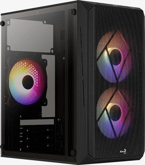 Aerocool CS-107 FRGB Case, Mini Tower - Thumbnail 2