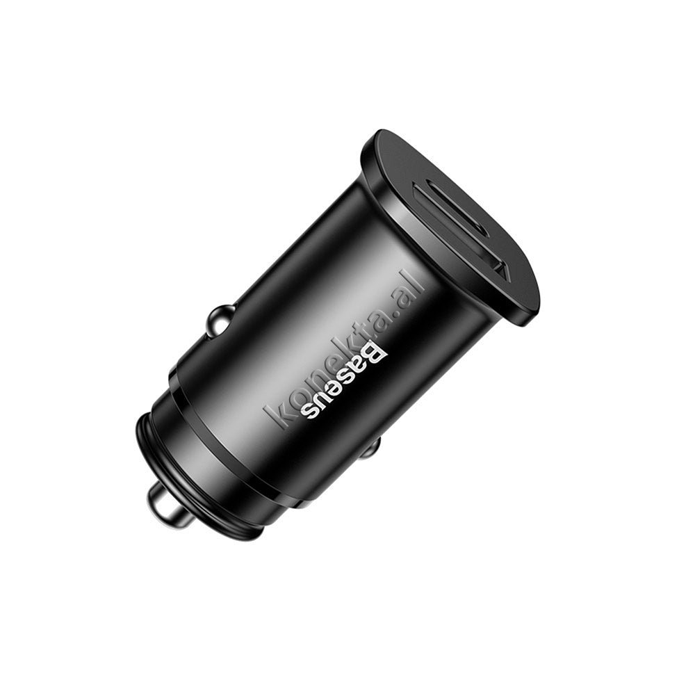 Baseus Adaptor Karikimi Inteligjent Per Makine 30w, E Zeze / E Kuqe / E Argjendte - Image 1