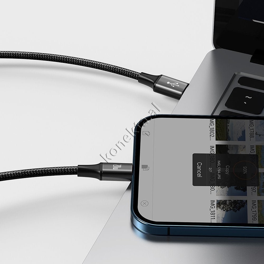 Baseus 3 Ne 1 Charging Cable, Type-C / Lightning / Micro, 20W, 1.5m - Thumbnail 5