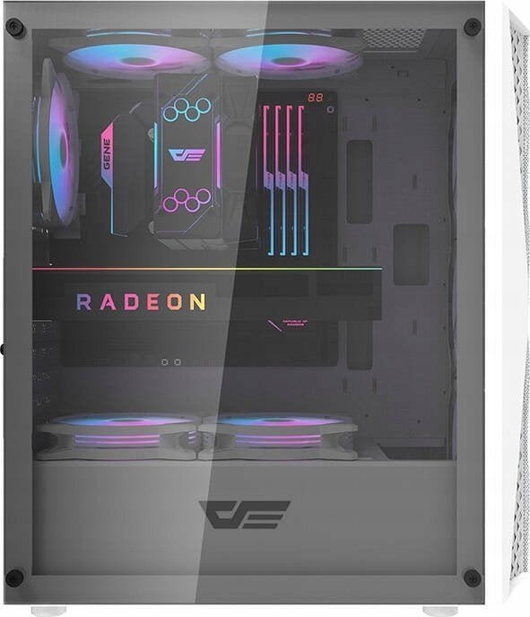 Darkflash DK352 Mesh ARGB Case, White, Midi Tower - Thumbnail 6