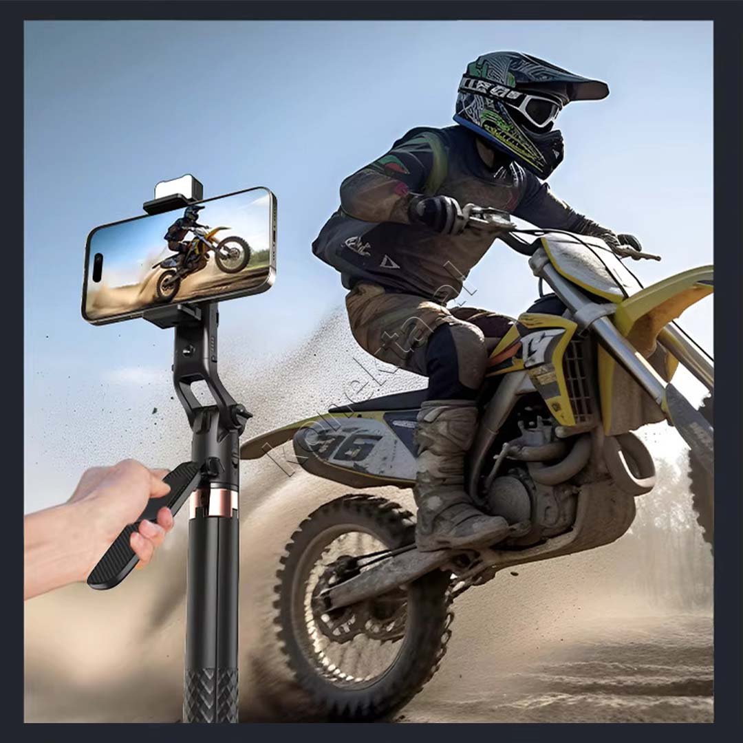tjetertjeter Tripod Me Sensor Ndjekjeje Inteligjent 360° Me Drite - Thumbnail 5