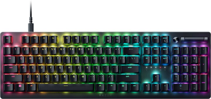 Razer DeathStalker V2 Keyboard, Red switch, US, Black - Image 1