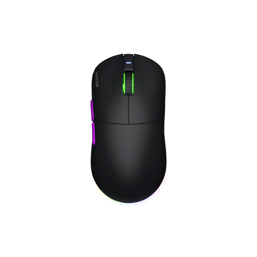 HATOR Quasar 3 Ultra 8K Wireless Gaming Mouse, Black - Image 1