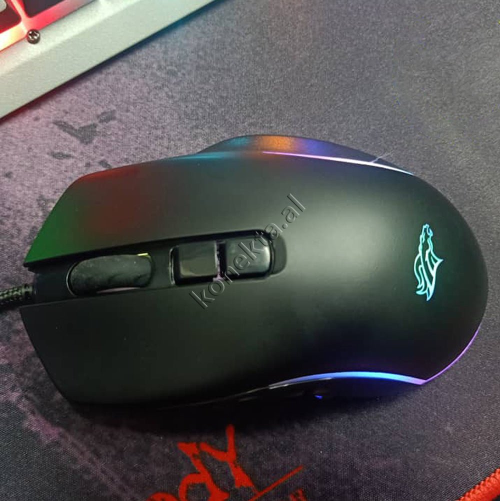 tjetertjeter Gaming Mouse, Black, RGB Lighting - Thumbnail 5