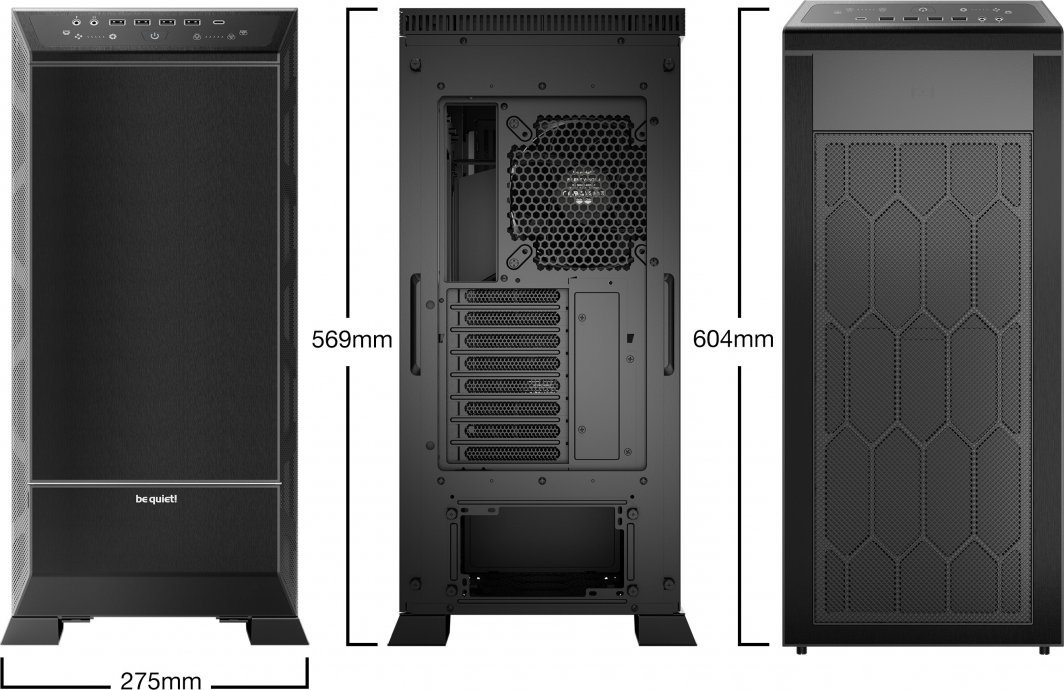 Be quiet! Dark Base Pro 901 Case, Full Tower - Thumbnail 2