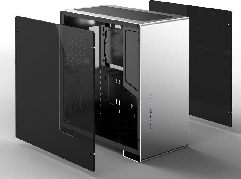 Jonsbo U5S Case, Silver, Midi Tower - Thumbnail 3